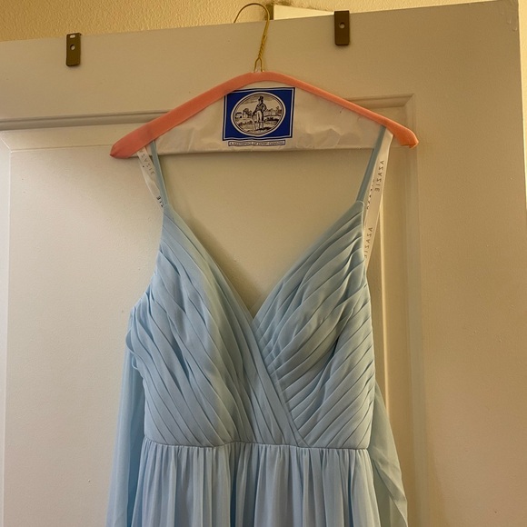 Azazie Gracie Sky Blue Bridesmaid Dress - Picture 4 of 5